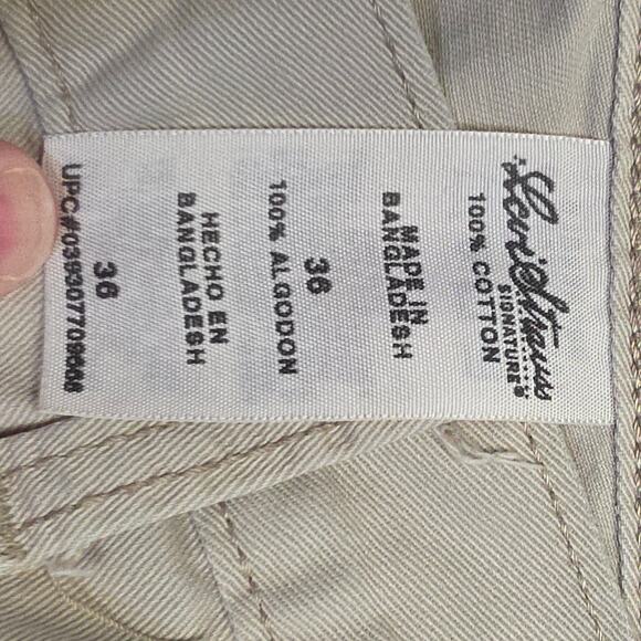 Y2K Relaxed casual Utilitarian Cargo Twill Shorts Levi Strauss Signature sz 36 - Picture 5 of 14